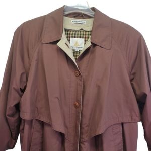 Misty Harbor Original Wear In Good Health Women's Trench Coat Size 20 1/2 WP